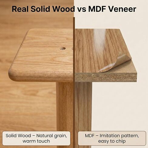 OKOstand Desktop Speaker Stands Made of Pure Solid Wood, Natural Style, 360° Rotatable Top Plate, Suitable for Medium/Large Tabletop Speakers and Studio Monitors (DSS7) in Saudi Arabia