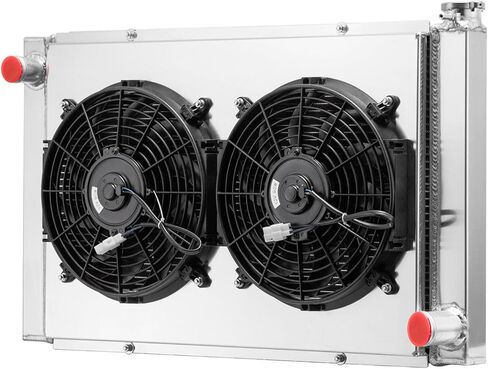 3 Row Universal Radiator with Fan Compatible with GM CHEVY 31" X 19" Heavy Duty Extreme Cooling Aluminum Radiators (3 Row Radiator Fan kit) in Kuwait