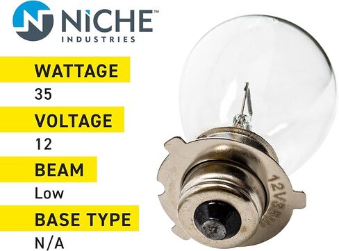 NICHE Headlight Light Bulb for 1990-2006 Arctic Cat Kitty Cat Z120 ZR F 120 0609-004 in Saudi Arabia