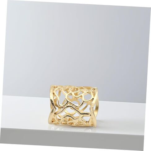 2Pcs Chic Scarf Ring Buckle Clip for Women Vintage Hollow Rose Design and Silver Scarf Accessory for Weddings Parties and Everyday Wear in Saudi Arabia