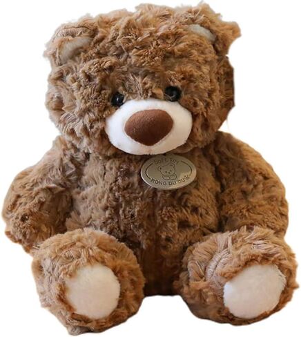 Teddy Bear Plush Toy, 12inches Teddy Bear Stuffed Animal Birthday for Kids Girl Friends(Dark Brown) in Saudi Arabia