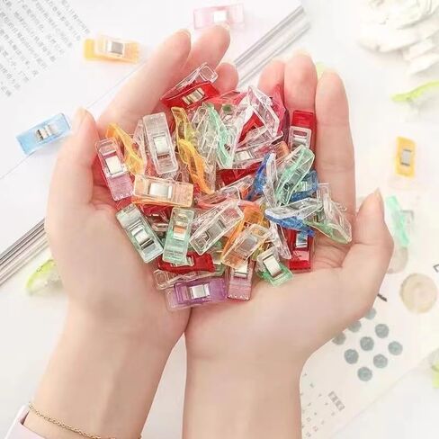 Sewing Clips,30 Pcs,Quilting Clips for Supplies Crafting Tools, Assorted Colors Plastic Clips for Crafts,Sew Clip,Sew Clips,Sewing Notions in Saudi Arabia