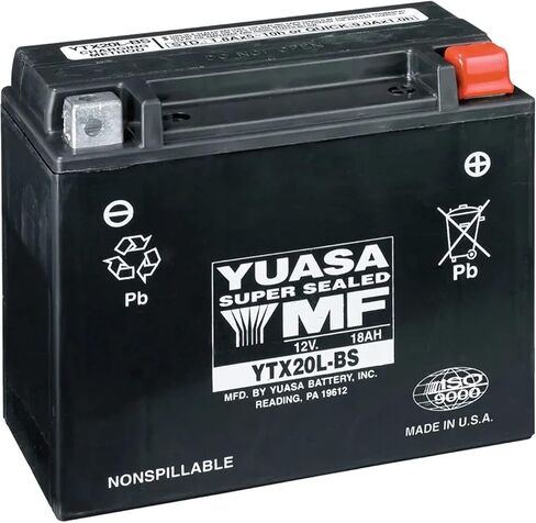 Sea-Doo New OEM، بطارية Yuasa الرطبة 18 أمبير YTX20L-BS، 515175642 410301203 in Saudi Arabia