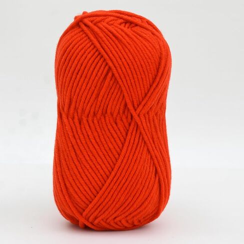 4-Ply Milk Cotton Yarn for Crochet – Soft Knitting Yarn for Amigurumi, Slippers, Blankets & DIY Craft Projects (41 Christmas Green) in Saudi Arabia