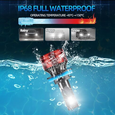 Light Bulbs Compatible for 2007-2018 Nissan Altima H9 High Beam H11 Low Beam H11 Fog Lights Combo Pack 800% Brightness with Cooling Fan Plug N Play Pack of 6 in Kuwait