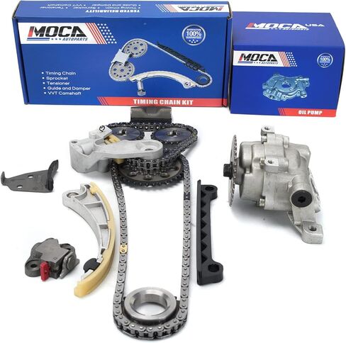 MOCA Timing Chain Kit with Oil Pump for 1996-2003 Suzuki Vitara Aerio Esteem & 1999-2003 for Chevrolet Tracker 1.8L 2.0L DOHC L4 16V J18A J20A in Saudi Arabia