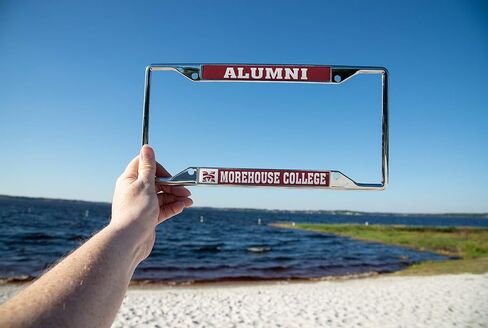 Desert Cactus Morehouse College Car Accessories Maroon Tigers Metal License Plate Frame and Tag Holder for Front or Rear of Car (Alumni) in Saudi Arabia