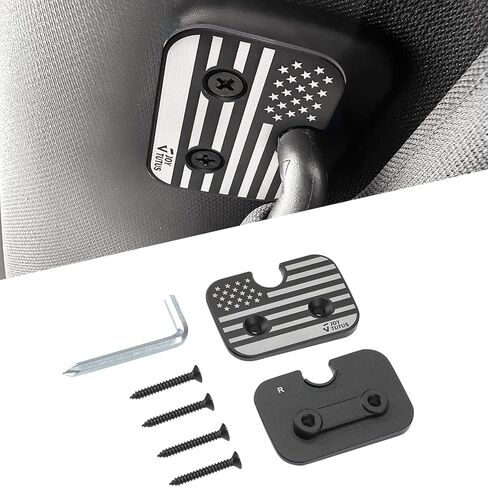 طقم إصلاح واقي الشمس متوافق مع Ram 1500 2019-2023، مشابك واقي الشمس من الألومنيوم JOYTUTUS، تستخدم لترميم وإصلاح Ram 1500 2023 2022 2021 2020 2019 حاجب الشمس المترهل in Kuwait