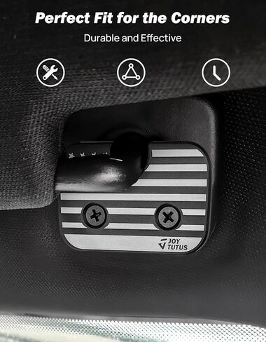 طقم إصلاح واقي الشمس متوافق مع Ram 1500 2019-2023، مشابك واقي الشمس من الألومنيوم JOYTUTUS، تستخدم لترميم وإصلاح Ram 1500 2023 2022 2021 2020 2019 حاجب الشمس المترهل in Kuwait