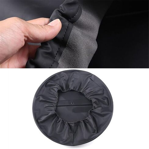 الإطارات الاحتياطية أغطية الاطارات حامي البلاستيك الأبيض يناسب المدافع 90 110 130 2020-2025 in Kuwait