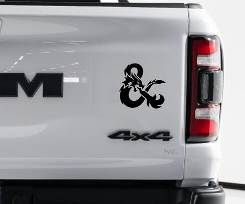 MAZ DISTRIBUTIONS – Dungeons and Dragons Sticker – Vinyl Long Lasting Decal for Window– Removable Waterproof Sticker for Waterbottle – Useable Indoor & Outdoor – Easy use for Car & Van – MAZ-398 in Saudi Arabia