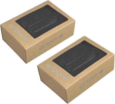 OriPure High Output Alnico 5 هامبوكر بيك اب جسر الجيتار الكهربائي 16-17K، أسود in Kuwait