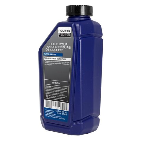 Polaris Premium Racing 5W Gas Shock Oil for Rebuildable Walker Evans Shocks On Snowmobile Models, Ultimate Performance, for Heavy Loads, Severe Cold Riding, 1 Quart, Qty 1-2874522 in Saudi Arabia