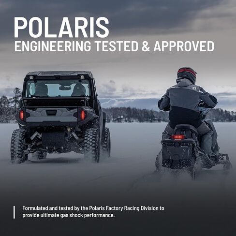 Polaris Premium Racing 5W Gas Shock Oil for Rebuildable Walker Evans Shocks On Snowmobile Models, Ultimate Performance, for Heavy Loads, Severe Cold Riding, 1 Quart, Qty 1-2874522 in Saudi Arabia