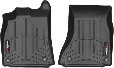 Weathertech Custom Fit FloorLiners for Audi A5, A4, A4-1st Row (442121), Black in Saudi Arabia