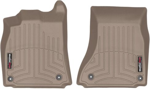 Weathertech Custom Fit FloorLiners for Audi A5, A4, A4-1st Row (442121), Black in Saudi Arabia