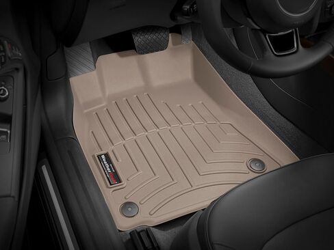 Weathertech Custom Fit FloorLiners for Audi A5, A4, A4-1st Row (442121), Black in Saudi Arabia