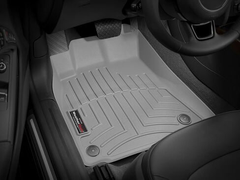 Weathertech Custom Fit FloorLiners for Audi A5, A4, A4-1st Row (442121), Black in Saudi Arabia