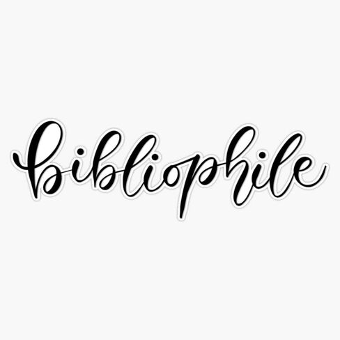 MAGNET Bibliophile Magnet Vinyl Magnetic Sticker Size 5" in Saudi Arabia