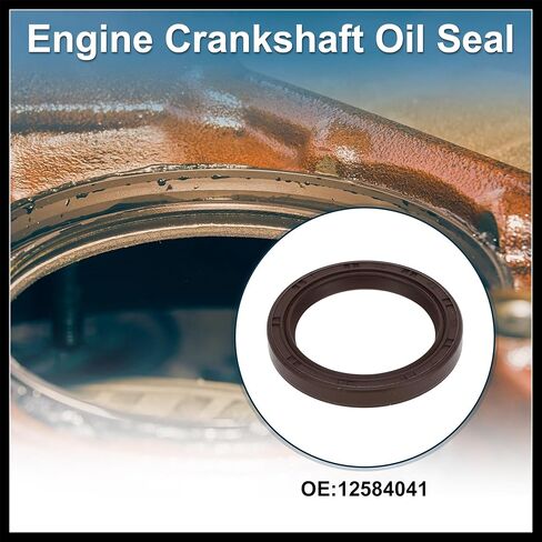Crankshaft Oil Seal for Chevrolet Cobalt No.12584041 Front Main Seal 1 Pc for Chevy Equinox HHR Durable Material in Saudi Arabia