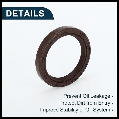 Crankshaft Oil Seal for Chevrolet Cobalt No.12584041 Front Main Seal 1 Pc for Chevy Equinox HHR Durable Material in Saudi Arabia
