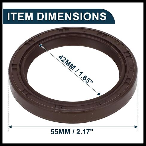 Crankshaft Oil Seal for Chevrolet Cobalt No.12584041 Front Main Seal 1 Pc for Chevy Equinox HHR Durable Material in Saudi Arabia