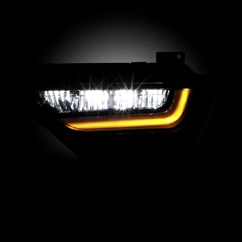 AKKON - Fits 2021-2023 Ford F150 XL [Full LED] Chrome Fog Brake Lights Pair w/Running Signal+Wiring Harness in Kuwait