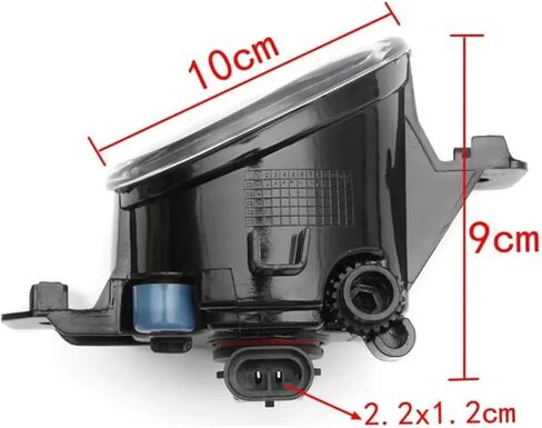 Car Front Foglight For Nissan For Sentra Qashqai J10 X-Trail T31 T30 Primera Teana For Altima For Maxima Almera 2001-2015 Fog Light Headlight Car Accsesories in Saudi Arabia