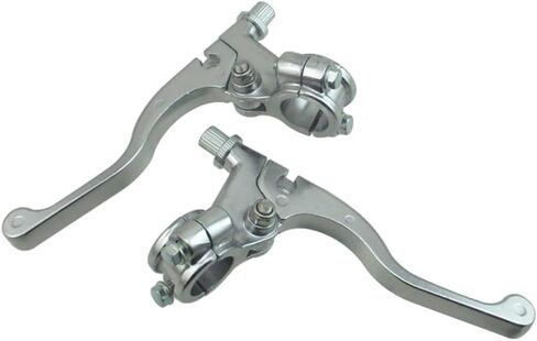 Shorty Handle Clutch Brake Levers For Honda XR CRF Kawasaki KLX110 Suzuki DR-Z Yamaha PW80 TT-R Pit Dirt Bike (Black) in Kuwait