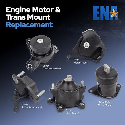 ENA Engine Motor Mount Set Compatible with Honda Accord Acura TSXR 2010 2009 2008 2011 2012 2013 2.4L l4 Replacement for A4561 A4565 A4570 A4572 A4584 9459 9488 9443 9884 9428 in Saudi Arabia