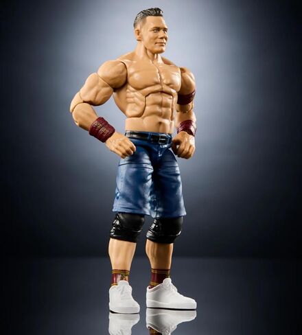 Mattel WWE JGV13 John Cena Elite Collectible 6-Inch Action Figure with Accessories, Series 120, 25 Points of Articulation and Interchangeable Hands, JGV13 in Saudi Arabia