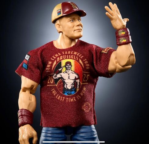 Mattel WWE JGV13 John Cena Elite Collectible 6-Inch Action Figure with Accessories, Series 120, 25 Points of Articulation and Interchangeable Hands, JGV13 in Saudi Arabia