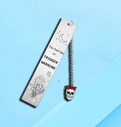 Trigger Warning Bookmarks Dark Romance Book Lovers Gifts for Women Bookish in Saudi Arabia