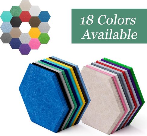 12 Pack 12" X 12" X 0.4" Acoustic Panels for Wall Sound Absorption, Square Self-Adhesive Sound Absorbing Panel, High Density Sound Panels Suitable for Recording Studios, Bedrooms(Black) in Saudi Arabia