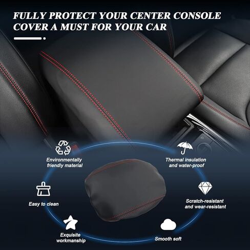 BIBIBO لعام 2024 2025 Explorer غطاء وحدة التحكم المركزية لعام 2020-2025 Ford Explorer غطاء مسند الذراع، 2023 2024 2025 Explorer Arm Rest Pad مقعد غطاء صندوق المقعد، 2024 Explorer Arm Rest Cover Explorer 2020-2025 in Saudi Arabia