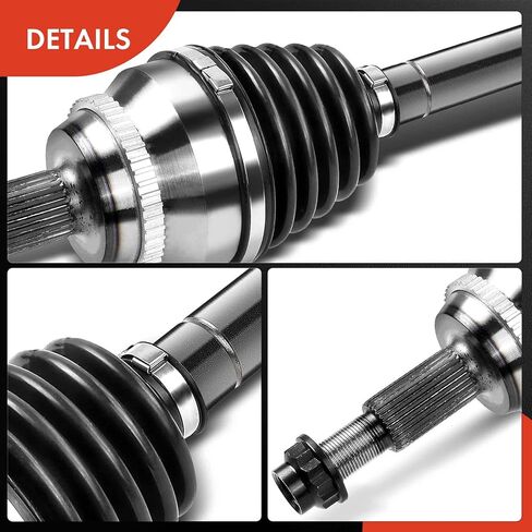 مجموعة عمود المحور A-Premium CV متوافقة مع Toyota Camry 2003-2006، Highlander 2004-2007، Solara 2004-2008 & Lexus RX330 2004-2006، RX350 2007-2009، 3.0L 3.3L 3.5L، جانب السائق الأيسر الأمامي in Saudi Arabia
