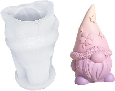 1pc Easter Silicone Gnome Candle Easter Casting Moulds, Silicone Casting Moulds, DIY Candle Making Widely Used Tools in Saudi Arabia