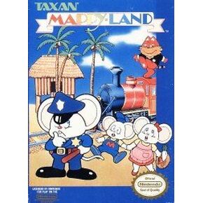 TAXAN MAPPY-LAND VIDEO GAME (NINTENDO NES 8-BIT VIDEO GAME SYSTEM) (Renewed)