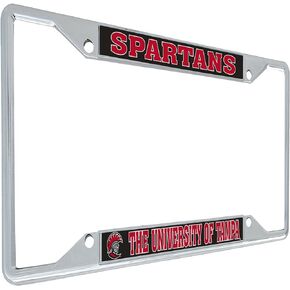 Desert Cactus University of Tampa Spartans Metal License Plate Frame for Front or Back of Car Officially Licensed (Mascot)