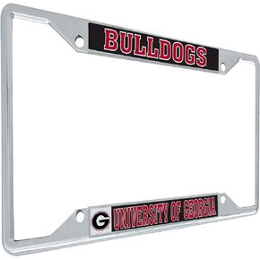Desert Cactus University of Georgia Bulldogs UGA Dawgs Metal License Plate Frame for Front or Back of Car Officially Licensed (Mascot)