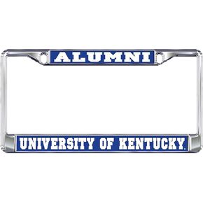 University of Kentucky Alumni Wildcats Silver Metal License Plate Frame