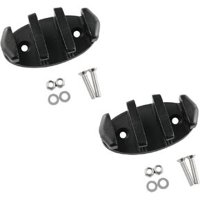 JCBIZ 2 Sets 87mm Nylon Zig Zag Cleat Kit for Kayak with Screws and Nuts