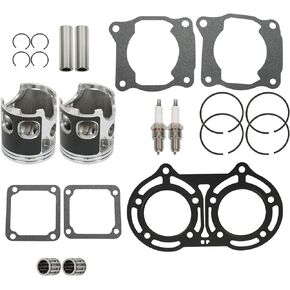 WFLNHB Gaskets Kit Bearings Stock Standard Bore Pistons Replacement for Yamaha Banshee 350 YFZ350 1987-2005 2006