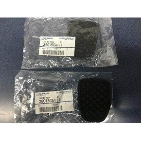 Subaru Genuine 36015GA111 Brake Clutch Pedal Pads Forester Impreza Legacy Outback WRX OEM Set of 2