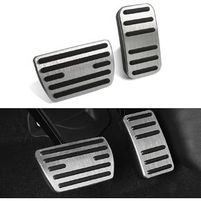 GZJUNFUGJ Anti-Slip Brake Gas Accelerator Foot Pedal Cover Cap Compatible with Honda Accord Civic 10th/11th CR-V Odyssey Insight Interior Accessories Stainless Steel Parts Mat in Kuwait