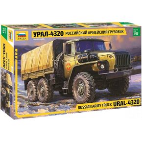 Zvezda 3654, URAL-4320 Russian Army Truck, 1:35 Scale Plastic Model