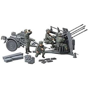 Tamiya 300032554-1:48 WWII German Flakvierling 38, 20 mm (4)