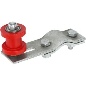 Aramox Chain Adjuster Roller, Chain Tensioner Roller Heavy Duty Slider Adjuster for 49cc 66cc 80cc Bike Engine Motorized Bicycle (Red)