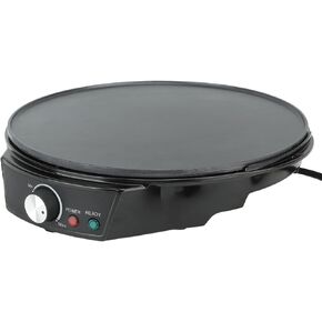 Electric Crepe Maker, Pancake Crepe Maker 900W Electric Crepe Maker Griddle 30cm Nonstick Grill Pan Adjustable Temperature Control for home