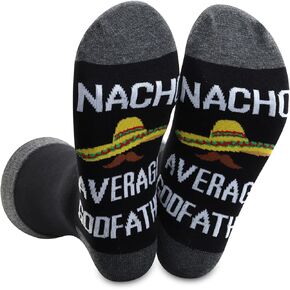 BDPWSS Godfather Socks Godfather Proposal Gift Godfather Gift For Baptism Nacho Average Godfather Socks New Godfather Gift